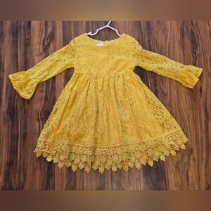 Mia Belle Girls Marigold Boho Dress
